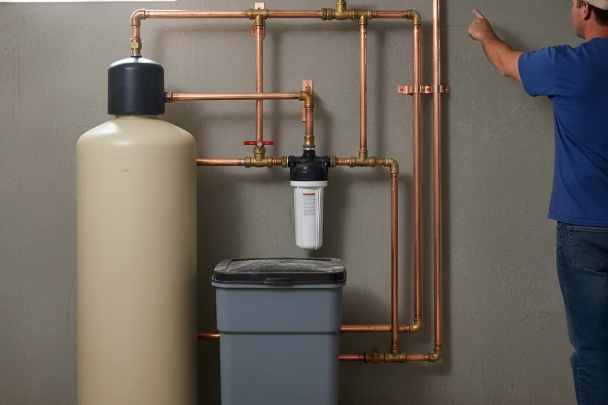 Whole-house water treatment system installed in Carolina Beach